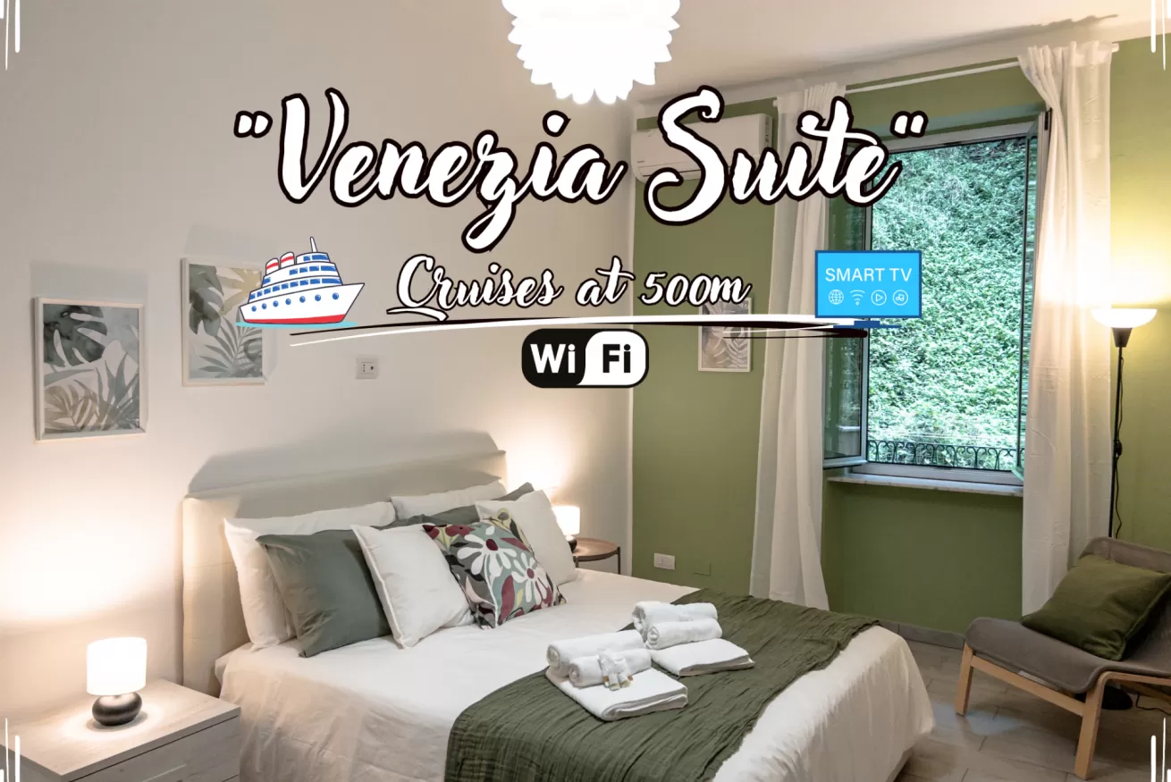 [Venezia Suite] Crociere 500m • A/C • Smart TV